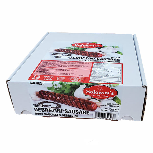 SOLOWAYS - SOLOWAY DEBRIZINI SAUSAGES 12EA