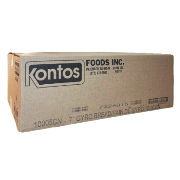 KONTOS - PITA BREAD 7INCH 12x10 EA
