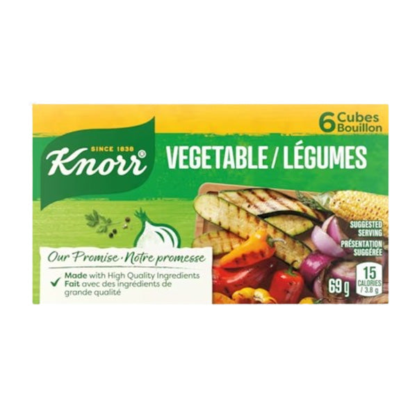 KNORR - VEGETABLE BOUILLION CUBES 24x69 GR