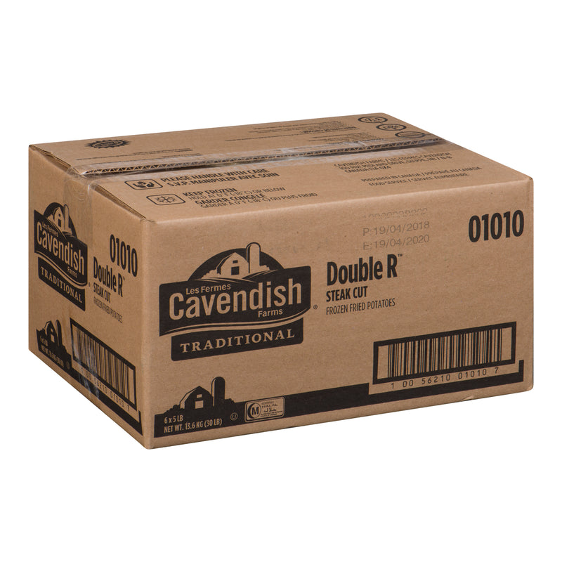 CAVENDISH - STEAK CUT FRIES DOUBLE RR 6x5 LB