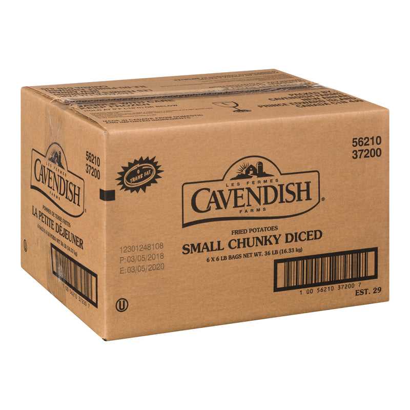 CAVENDISH - SMALL CHUNKY DICED POTATO 6x6 LB