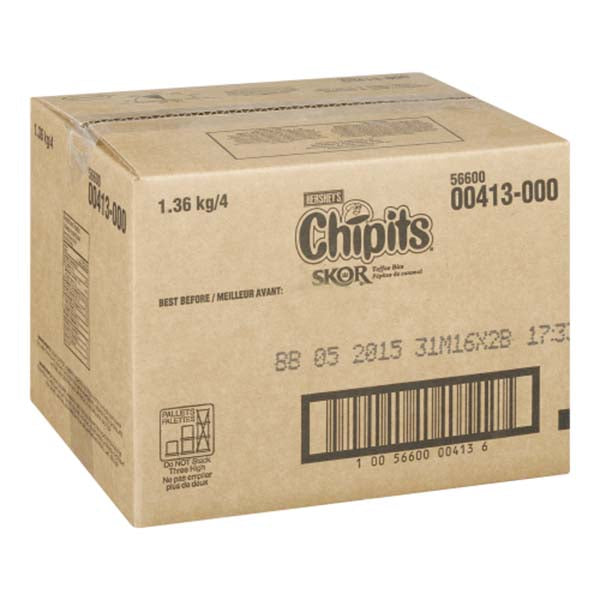 HERSHEY - CHIPITS SKOR 4x1.36 KG