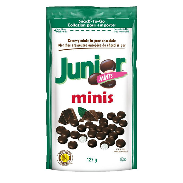 TOOTSIE ROLL - JUNIOR MINTS MINIS SNACK TO GO 12x127 GR