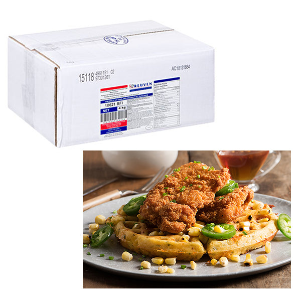 REUVEN - CRISPY BREADED CHICKEN THIGH 4KG