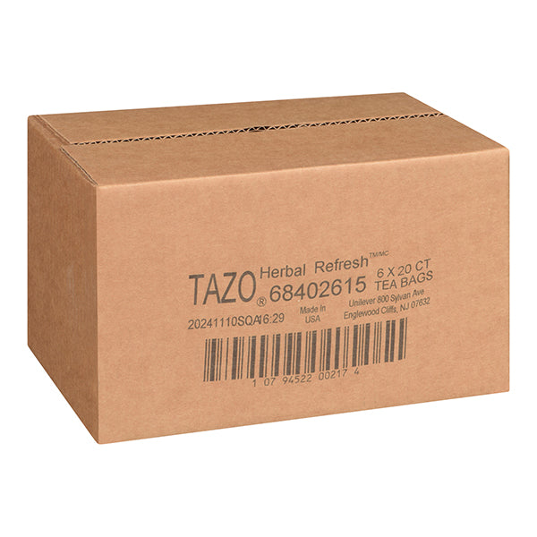 TAZO - HOT HERBAL MINT REFRESH 6x20 CT