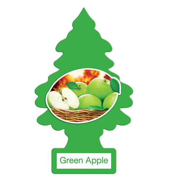 LITTLE TREE - LT CAR FRESHENER GREEN APPLE 24EA