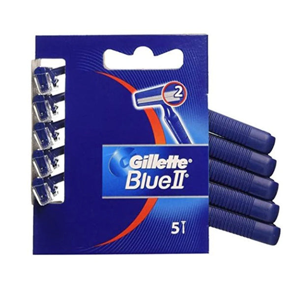 GILLETTE - BLUE II DISPOSABLE RAZOR 5PK