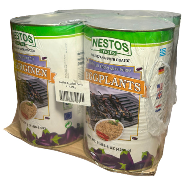 NESTOS - GRILLED EGGPLANT PUREE 4x4.25 KG