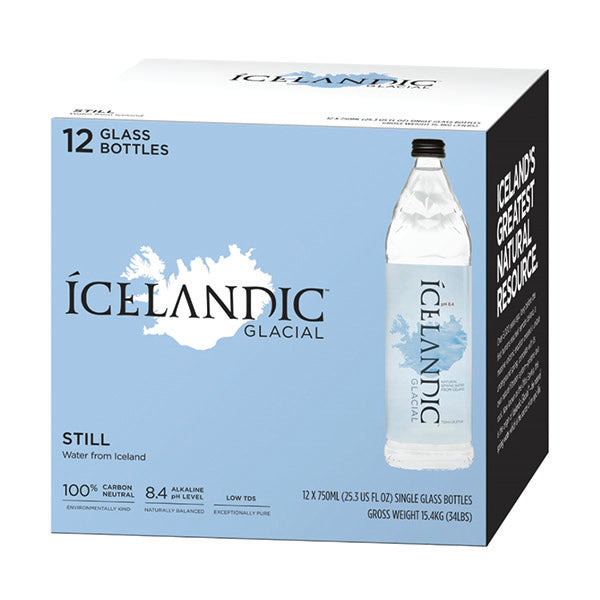 ICELANDIC - GLACIAL WATER STILL 12x750 ML